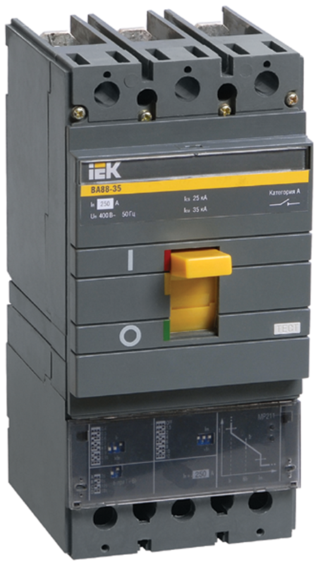 Intrerupator automat VA88-35  3?  250?  35kA cu microprocesor MP 211 