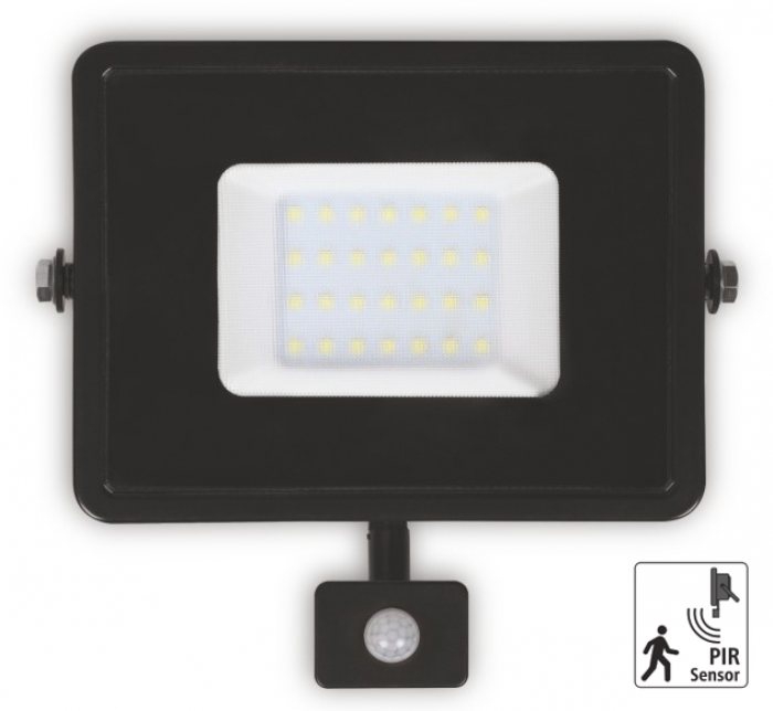 LED floodlight with PIR sensor
