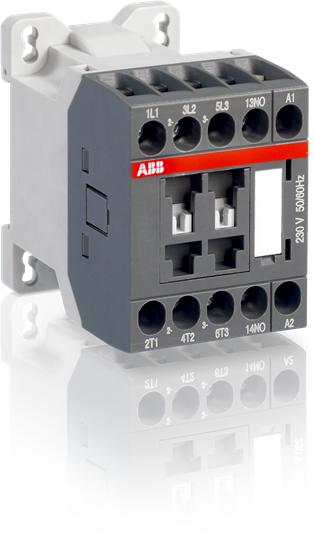 Contactor clasic 9A in AC3, 3P, aux. 1NO, Uc=230V a.c.