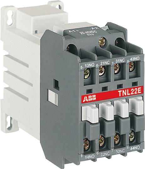 Contactor relay 3M-4P-4NO-17…32Vdc