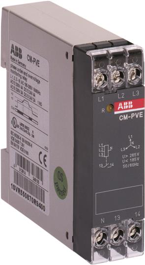 Releu monitorizare trifazat  phase failure/Under/Over V  ON-OFF delay 320-460VAC