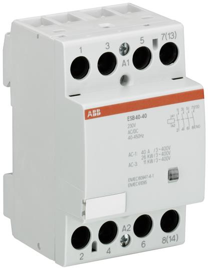 Contactor instalatie 2M-4P-40A-4NO-12Vac/dc