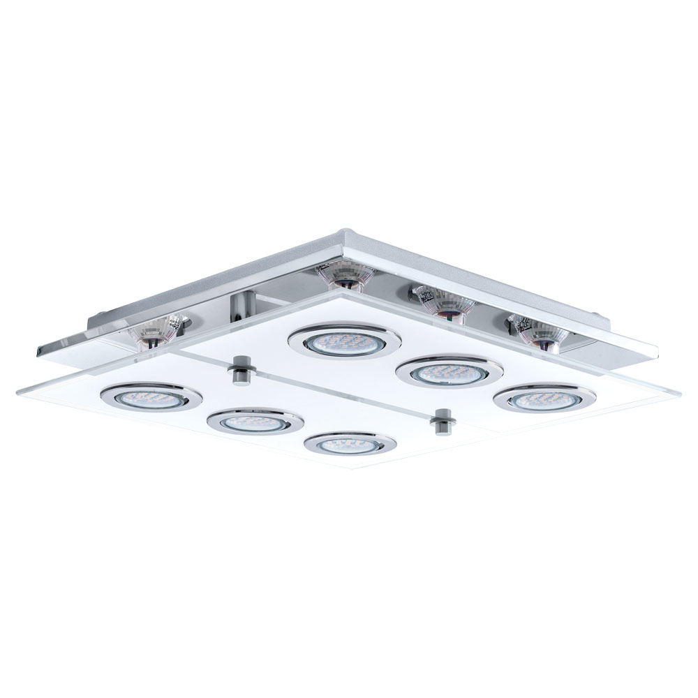 Plafoniera LED Cabo, 30932, GU10, Crom-Satin, 6x3W, 6x240lm (W180, CABO, GU10-LED, 6X3W)