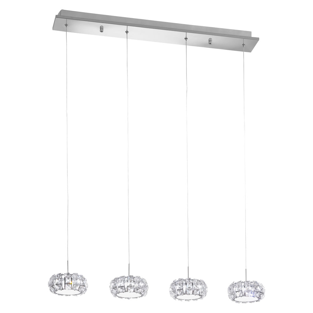 Pendul CORLIANO, 39007, 4X5W, Inox, Crom, 1800 lm, 4000K Neutra (W107, CORLIANO, LED, 4X5W)