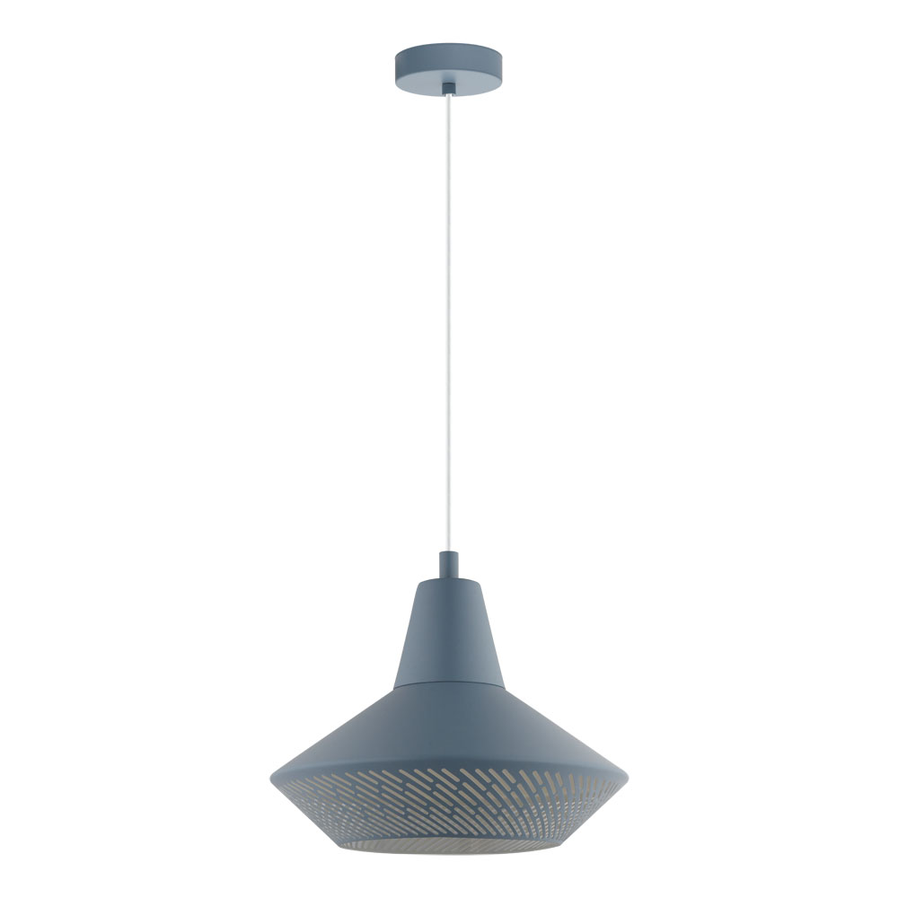 Pendul PIONDRO-P, 49075, 60W, Metal, Albastru inchis, (W106, PIONDRO-P, E27, 1X60W)