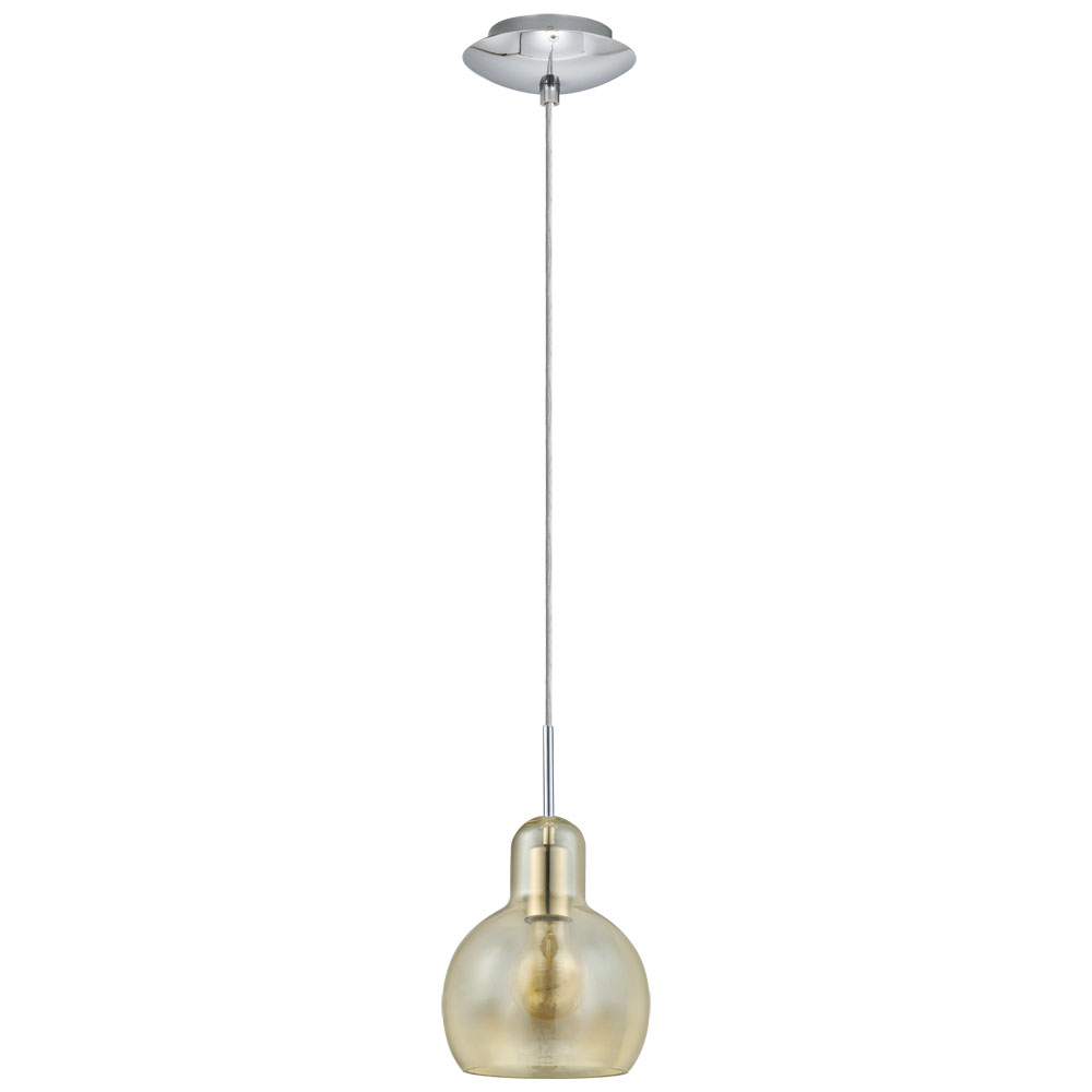 Pendul BRIXHAM, 49267, 60W, Metal, Crom, (W106, BRIXHAM, E27, 1X60W)