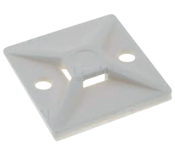 MT-30 CABLE TIE MOUNTS, ADHESIVE-WHITE