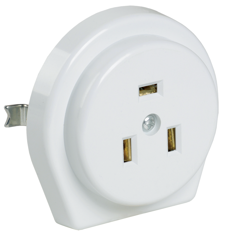 RNnl11-01-St BS socket-round flush 32/ white IEK