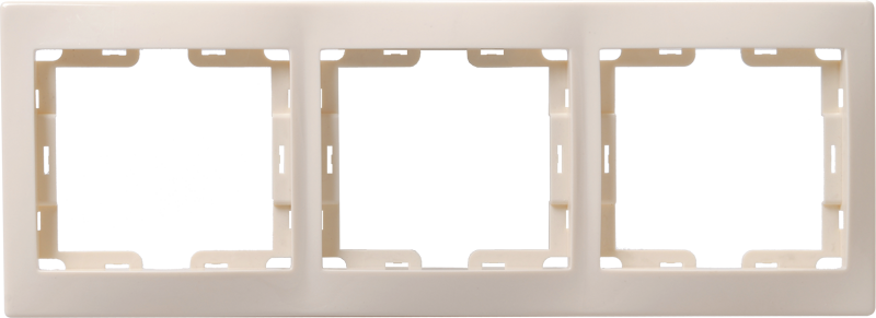 RG-3-KKm Rama 3 locuri orizontala. KVARTA (crem)