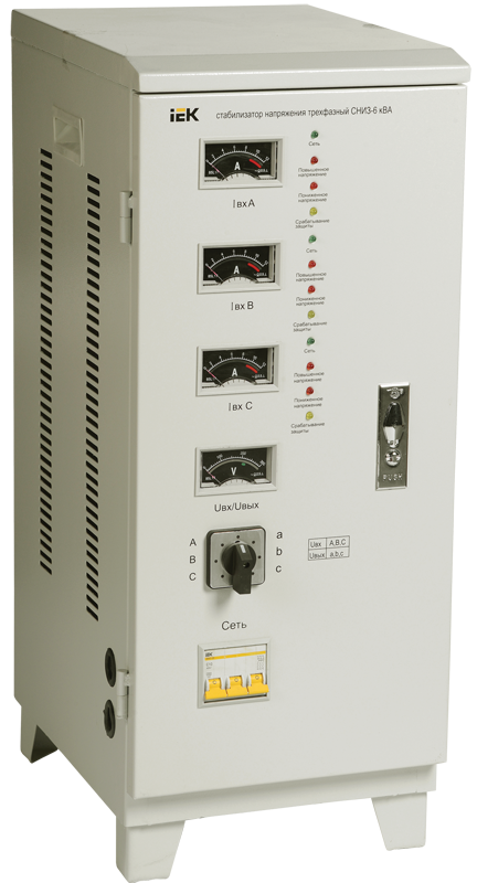 Stabilizator de tensiune SNI3-6 kVA trifazat