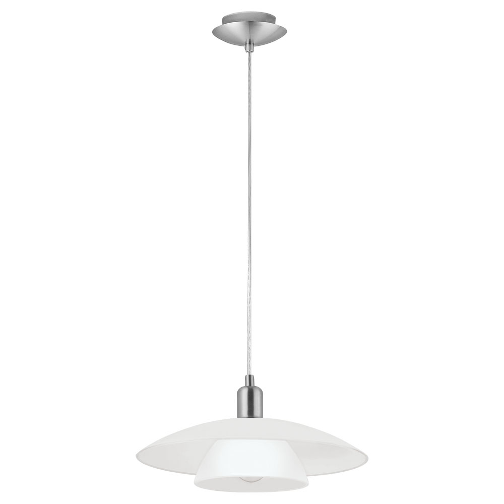 Pendul Brenda, 87052, E27, Nichel Mat-Satinat, Ø395, 60W (W120, BRENDA, E27, 1X60W)