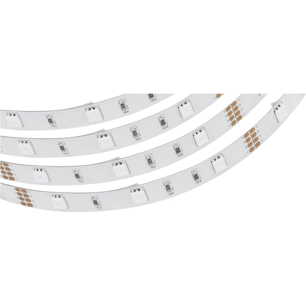 Bara LED LED STRIPES-BASIC, 92064, LED-RGB, 36W (150 LED), L 5000, 1740 Lumeni,  RGB, Plastic /  Alb (W110, LED STRIPES-BASIC, LED-RGB, 36W (150 LED))