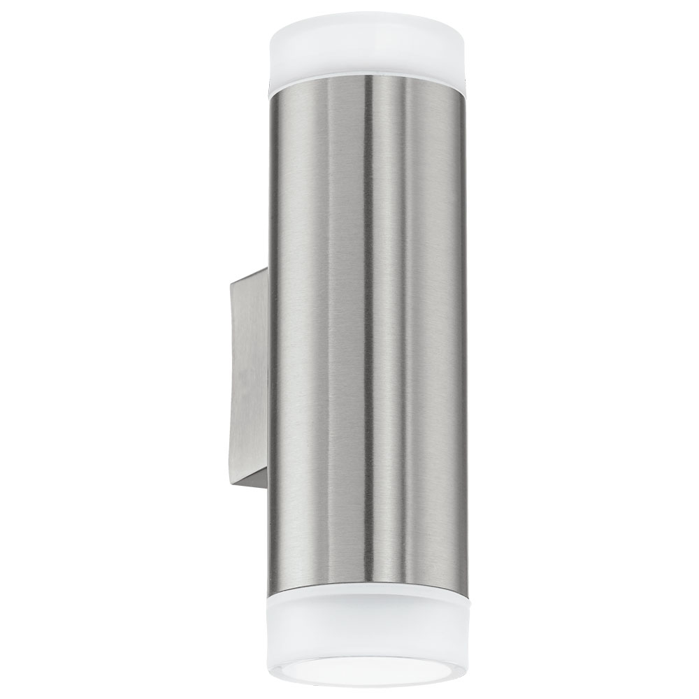 Aplica Exterior RIGA-LED, 92736, GU10-LED, 2X3W, Inox, L 65, H 205, A 95 (W380, RIGA-LED, GU10-LED, 2X3W)