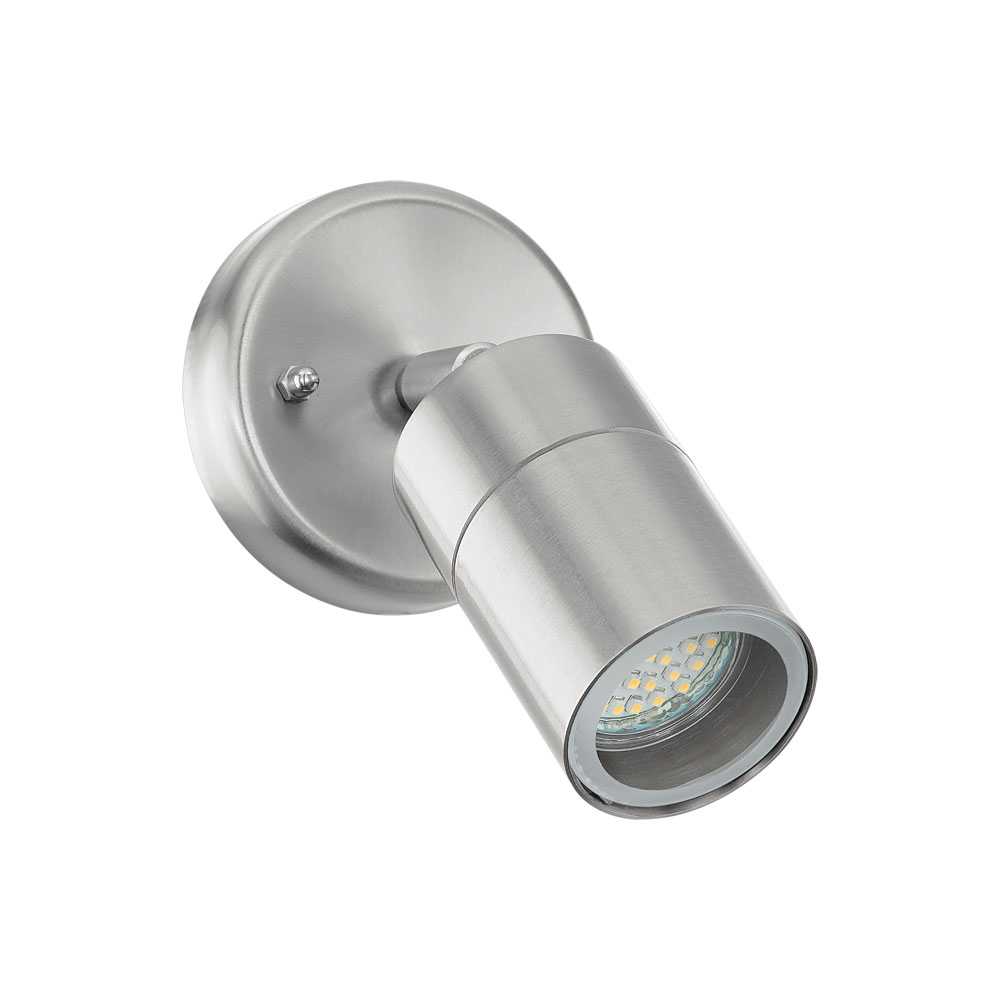 Aplica Exterior STOCKHOLM 1, 93268, GU10-LED, 5W, Inox, Ø 100 (W380, STOCKHOLM 1, GU10-LED, 1X5W)