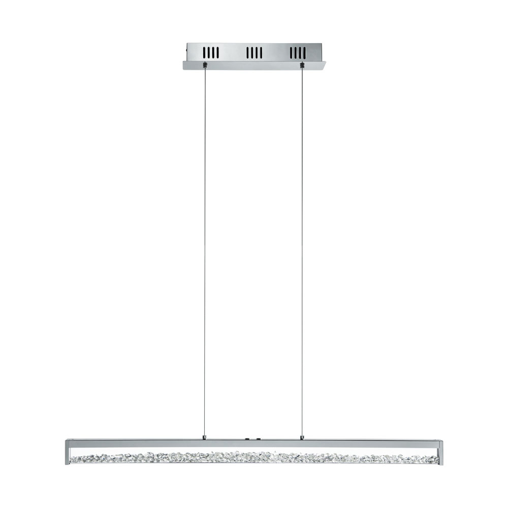 Pendul LED Cardito1, 93626, Crom-Cristal, 32W, 2500lm (W120, CARDITO 1, LED, 32W)