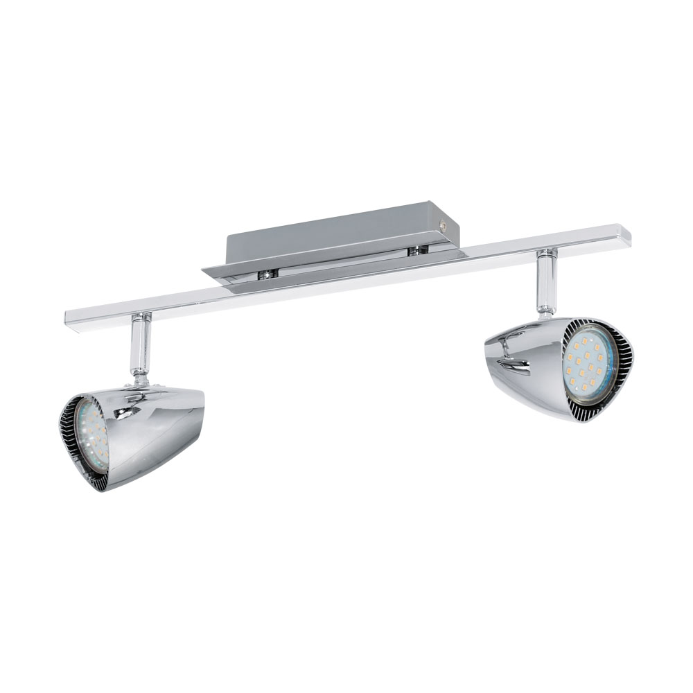 Spot EGLO Corbera, 93673, GU10 2x3W, 2x240Lm, Crom (W300, CORBERA, GU10-LED, 2X3W)