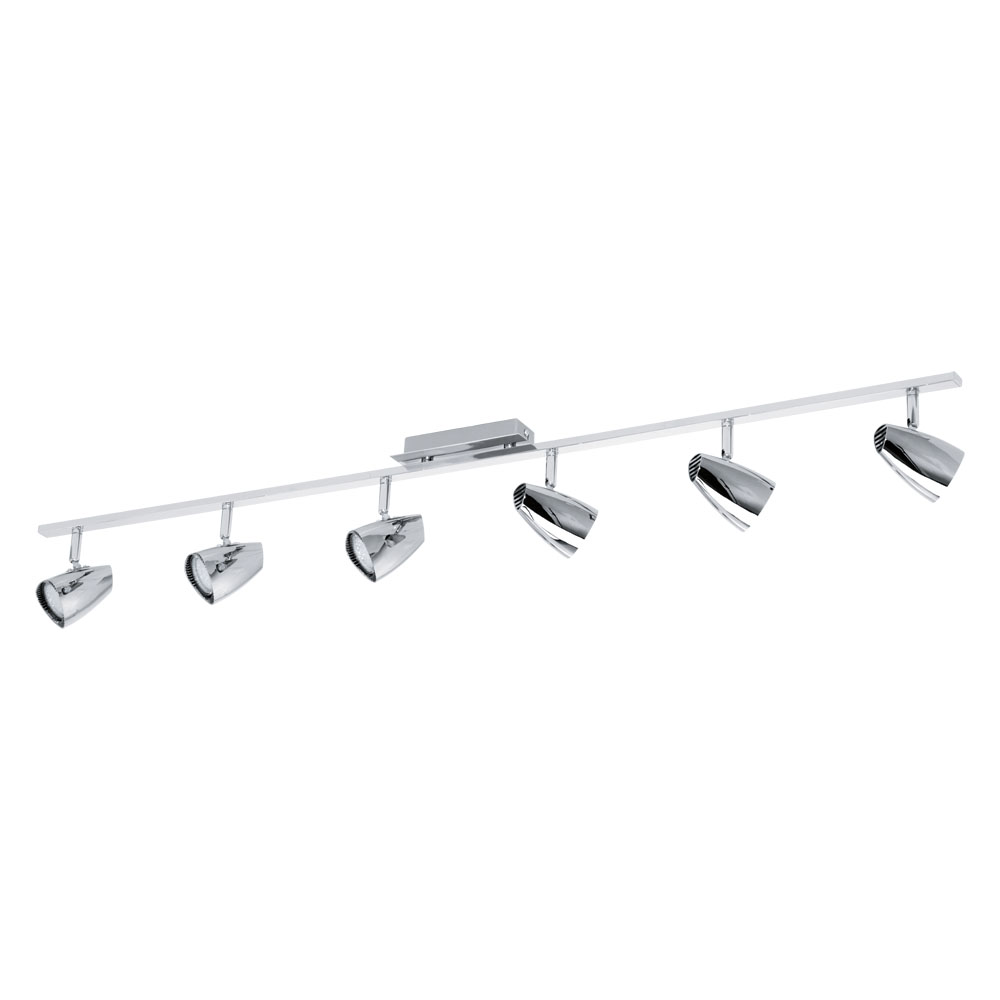 Spot EGLO Corbera, 93676, GU10 6x3W, 6x240Lm, Crom (W300, CORBERA, GU10-LED, 6X3W)