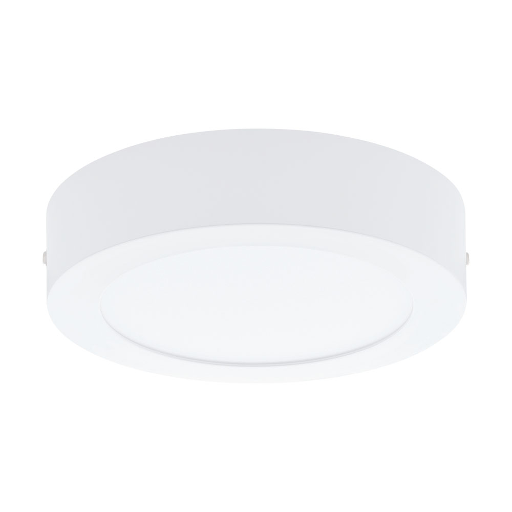 Plafoniera montata la suprafata FUEVA 1, 94072, LED, 12W, H 40, Ø 170, 1350 Lumeni, 4000 K (Neutra), Metal turnat / Alb (W180, FUEVA 1, LED, 12W)