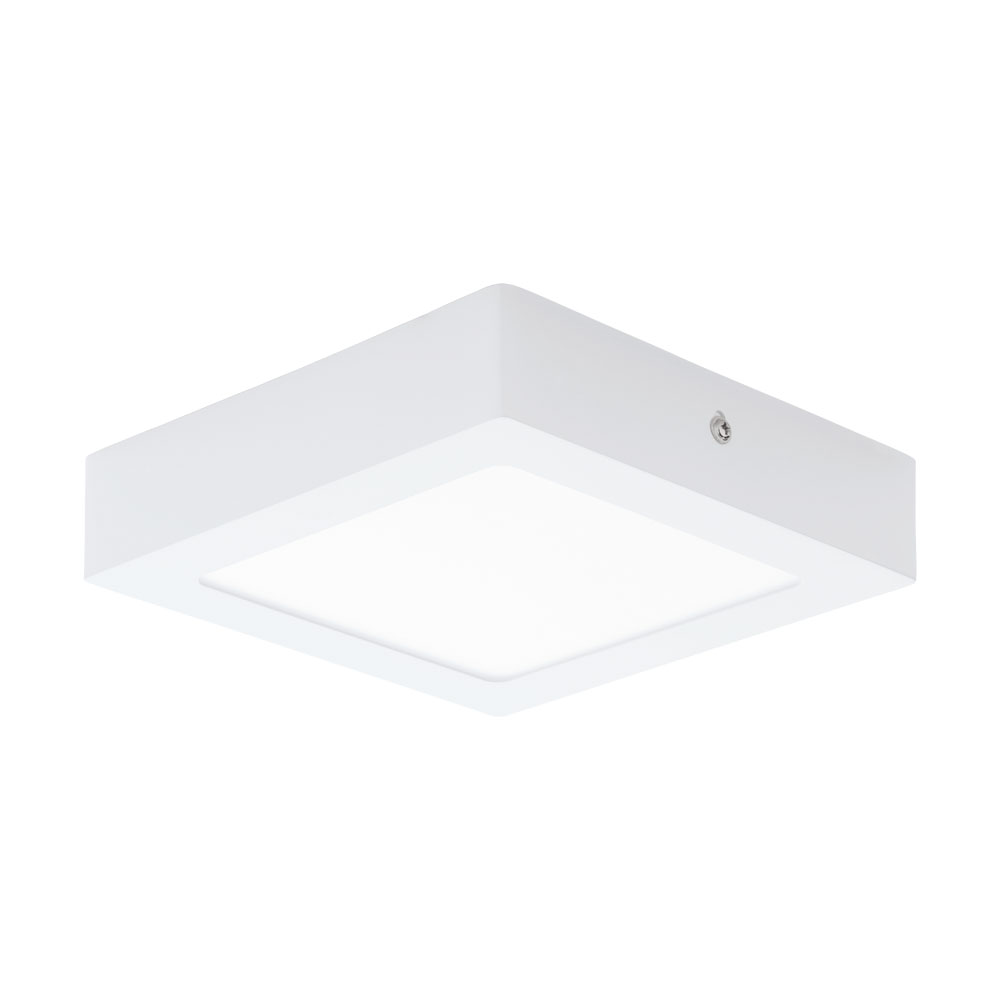 Plafoniera montata la suprafata FUEVA 1, 94073, LED, 10,9W, L 170, l 170, H 40, 1200 Lumeni, 3000 K (Calda), Metal turnat / Alb (W180, FUEVA 1, LED, 10,9W)