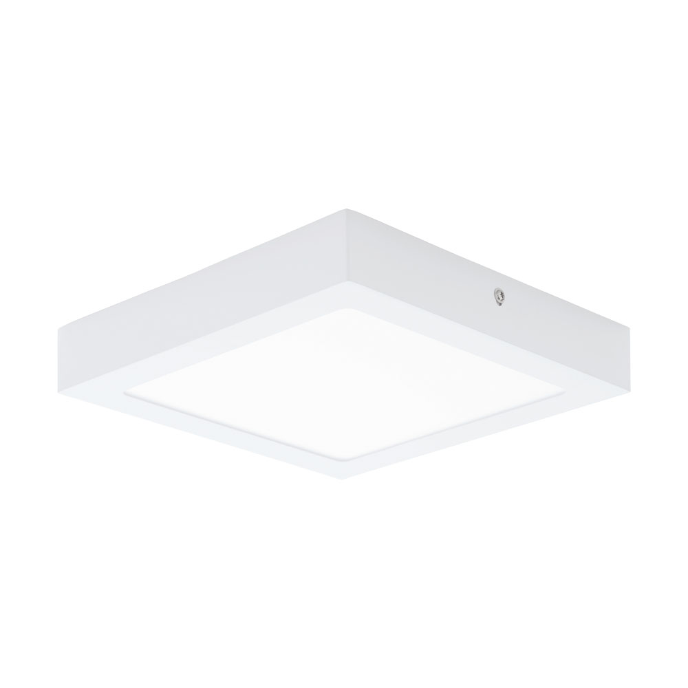 Plafoniera montata la suprafata FUEVA 1, 94078, LED, 18W, L 225, l 225, H 40, 2080 Lumeni, 4000 K (Neutra), Metal turnat / Alb (W180, FUEVA 1, LED, 18W)