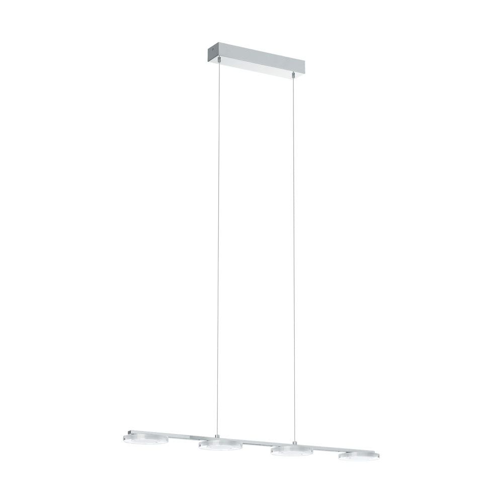 Pendul LED Cartama rotund, 94245, Crom-Satin, 4x4,5W, 4x480lm (W120, CARTAMA, LED, 4X4,5W)