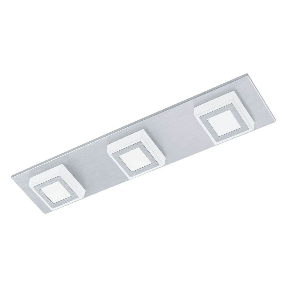 Plafoniera Masiano, 94507, Aluminiu-Satin, LED 3x3,3W, 3x340lm (W180, MASIANO, LED, 3X3,3W)