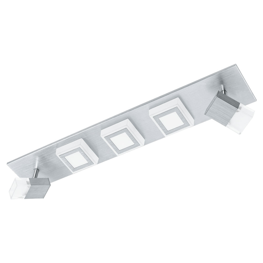 Plafoniera Masiano, 94511, Aluminiu-Satin, LED 3x3,3W-2x5,4W, 3x340lm-2x510lm (W180, MASIANO, LED;LED, 3X3,3W;2X5,4W)