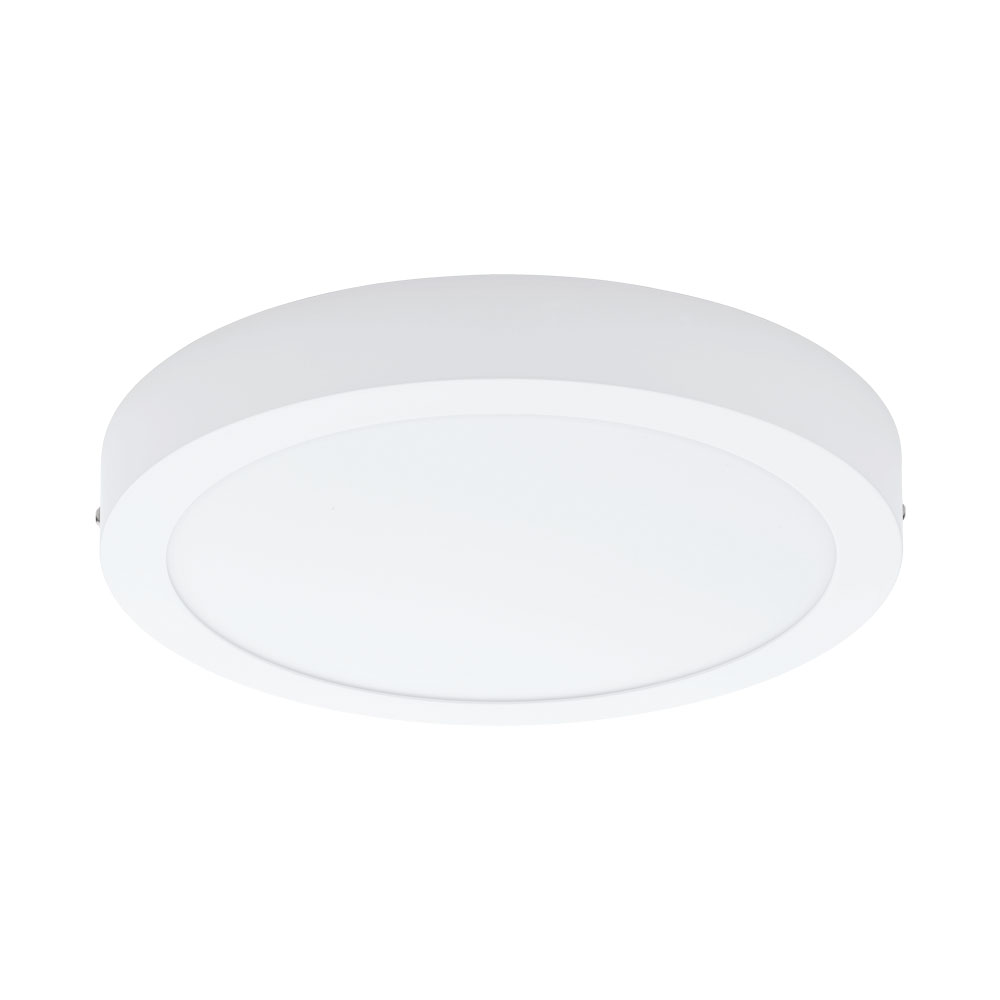 Plafoniera montata la suprafata FUEVA 1, 94536, LED, 24W, H 40, Ø 300, 2600 Lumeni, 4000 K (Neutra), Metal turnat / Alb (W180, FUEVA 1, LED, 24W)