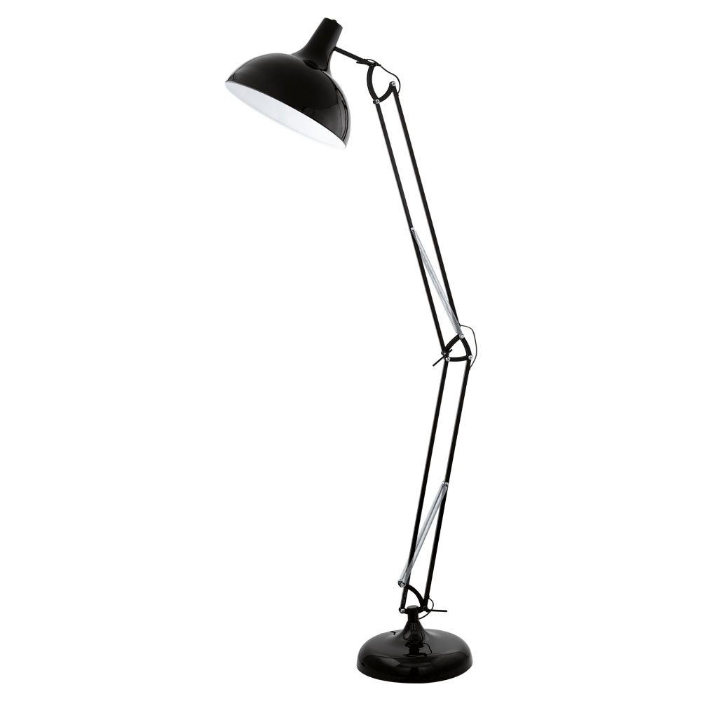 Lampadar EGLO Borgillio, 94698, E27 60W, Negru (W360, BORGILLIO, E27, 1X60W)