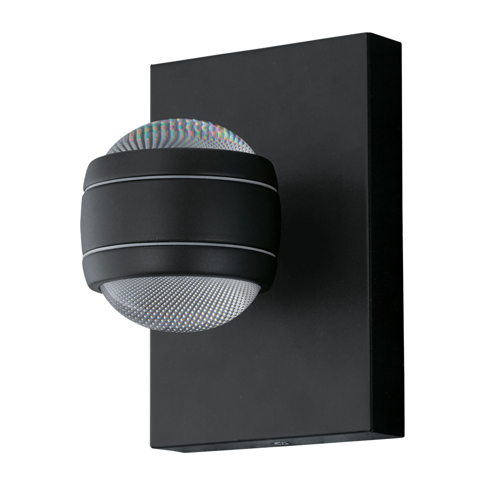 Aplica Exterior SESIMBA, 94848, LED-MODUL, 2X3,7W, Otel zincat / Negru, L 130, H 195, A 140 (W380, SESIMBA, LED-MODUL, 2X3,7W)