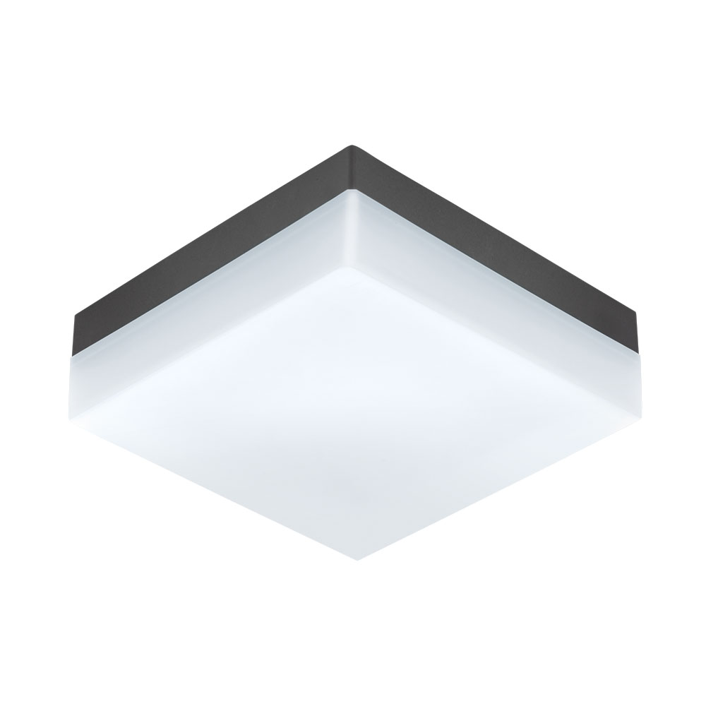 Plafoniera Exterior SONELLA, 94872, LED, 8,2W, Plastic / Antracit, L 215, H 215, A 70 (W380, SONELLA, LED, 8,2W)