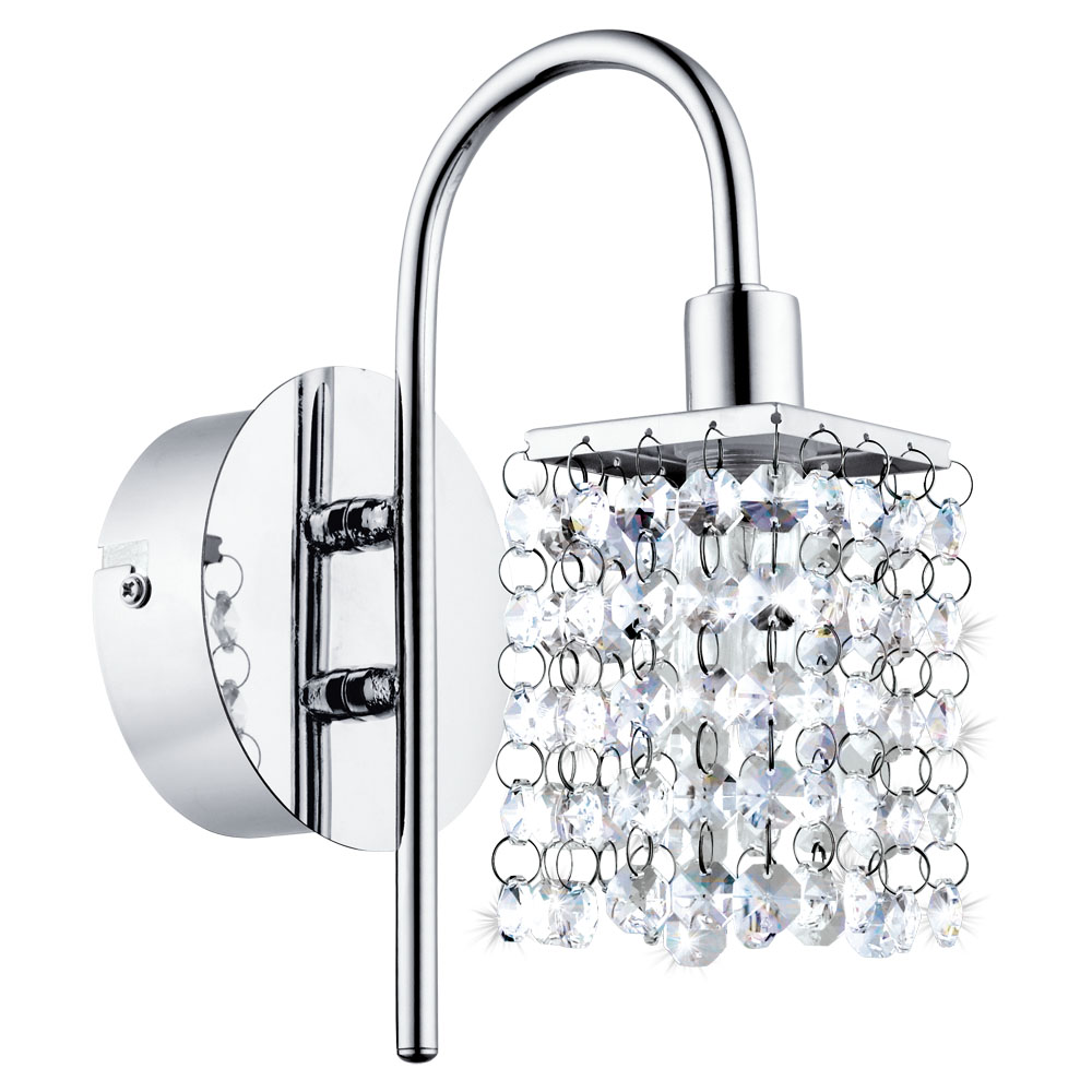 Aplica LED Almonte, 94879, Crom-Cristal, G9, 2,5W, 300lm (W200, ALMONTE, G9-LED, 1X3W)