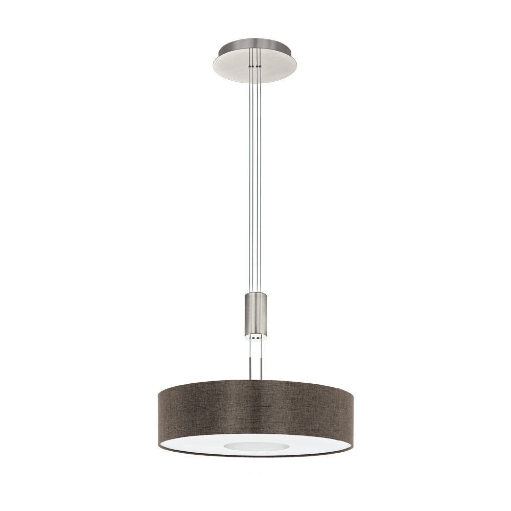 Pendul textil LED, Romao 2, 95339, Nichel Mat-Maro, 24W, 2450lm (W130, ROMAO 2, LED, 24W)