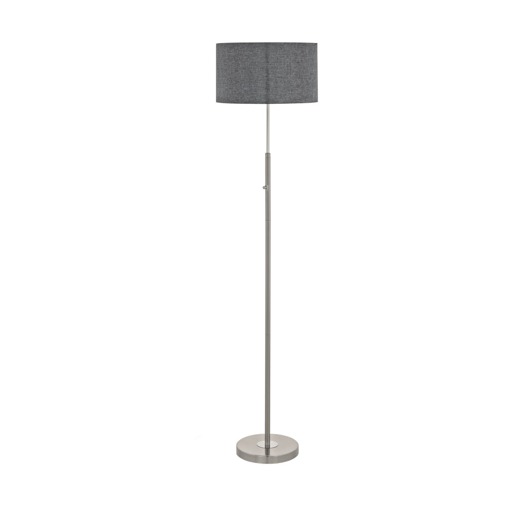 Lampadar textil LED, Romao, 95353, Nichel Mat-Gri, 24W, 2210lm (W130, ROMAO, LED, 24W)