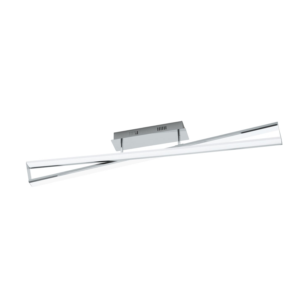 Plafoniera Corrales, 95565, Crom-Alb, LED 2x14,4W, 2x1700lm (W180, CORRALES, LED, 2X14,4W)