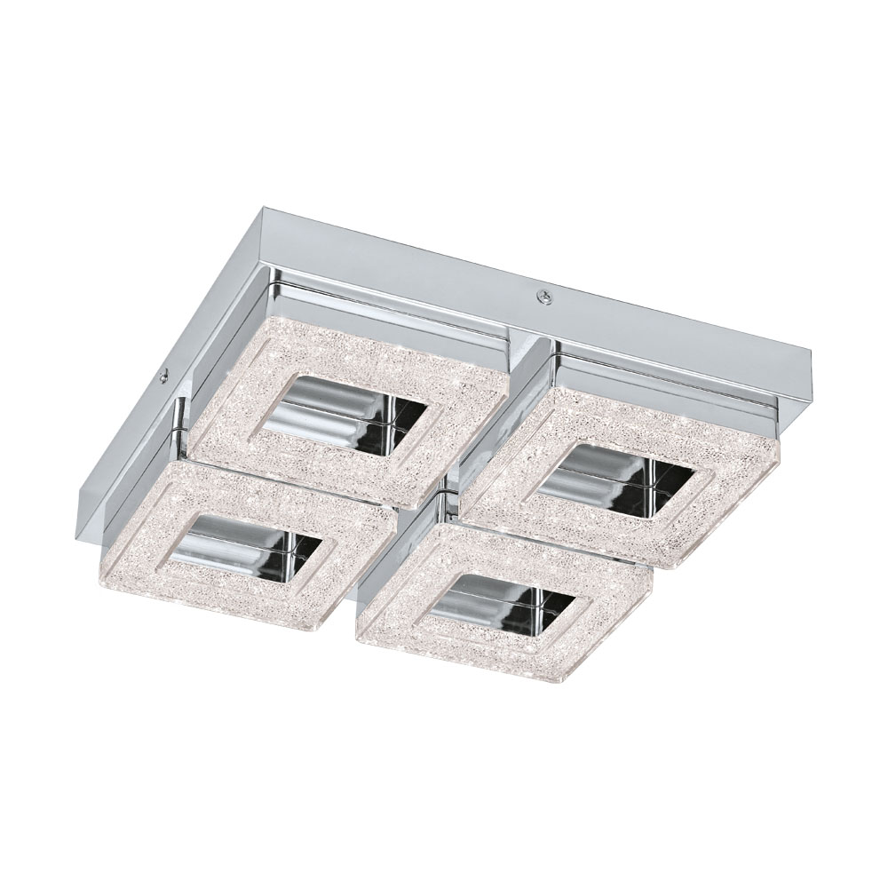 Plafoniera Fradelo, 95657, Crom-Cristal, LED 4x4W, 1600lm (W180, FRADELO, LED, 4X4W)