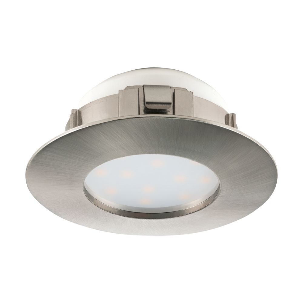 Spot incastrat PINEDA, 95806, LED, 6W, Ø 78, 500 Lumeni, 3000 K (Calda), Plastic /  Nichel satinat (W220, PINEDA, LED, 1X6W)