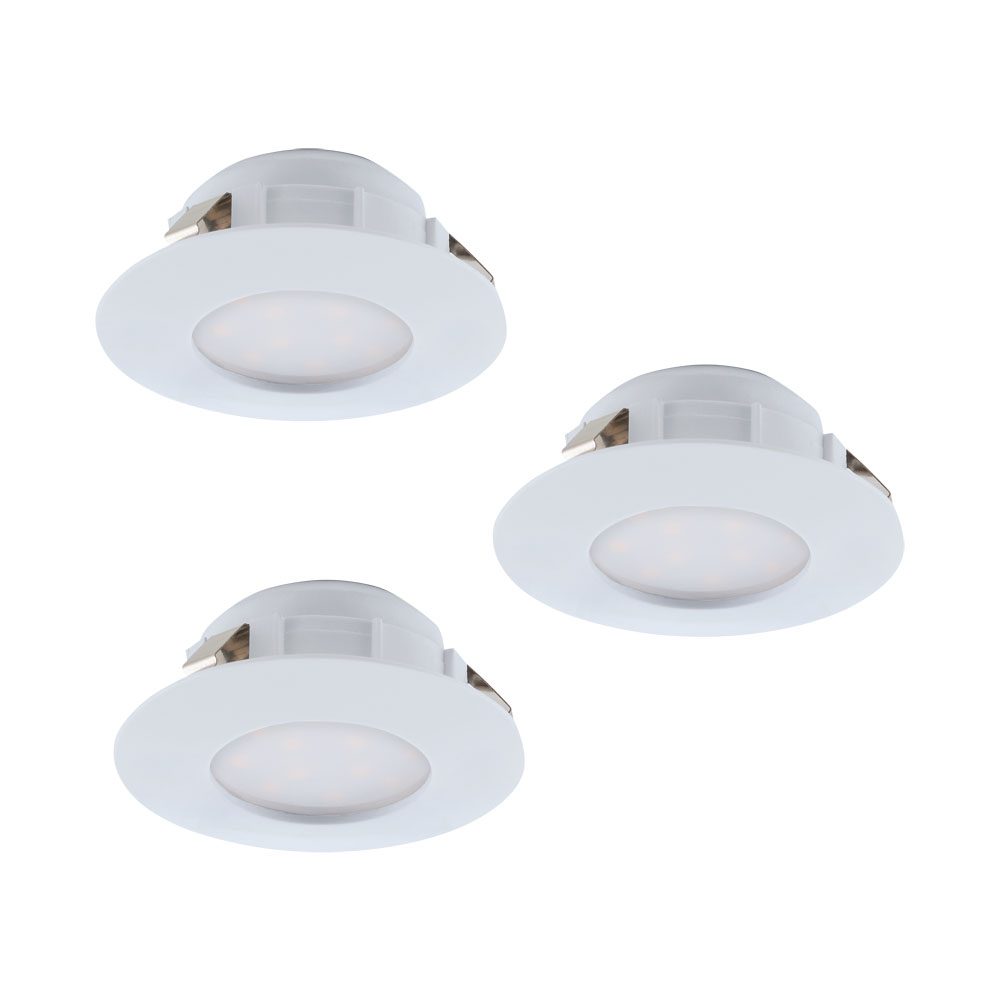 Spot incastrat PINEDA, 95807, LED, 3X6W, Ø 78, 3X500 Lumeni, 3000 K (Calda), Plastic /  Alb (W220, PINEDA, LED, 3X6W)