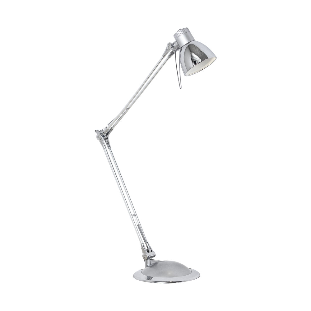 Lampa birou PLANO LED, 95829, crom, GU10, 3.3W, 240lm, 3000K (W341, PLANO LED, GU10-LED, 1X3,3W)