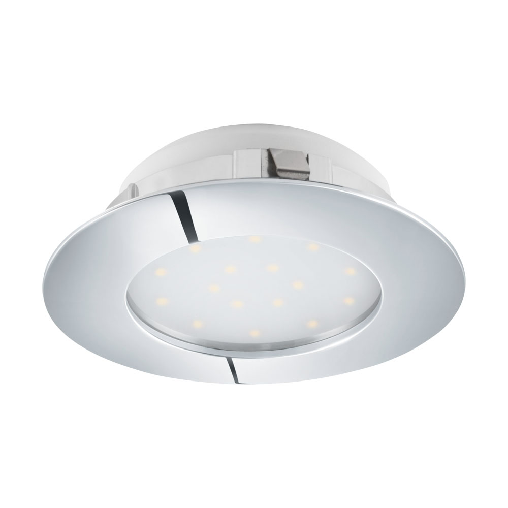 Spot incastrat PINEDA, 95888, LED, 12W, Ø 102, 1000 Lumeni, 3000 K (Calda), Plastic /  Crom (W220, PINEDA, LED, 1X12W)