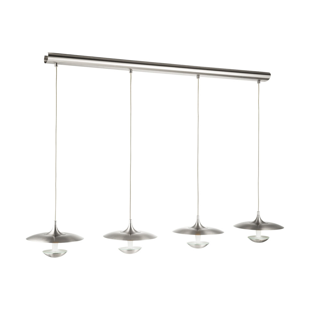 Pendul LED Toronja, 95957, Nichel Mat-Alb, 4x5,3W, 4x630lm (W120, TORONJA, LED, 4X5,3W)