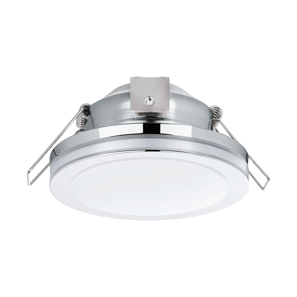 Spot incastrat PINEDA 1, 95962, LED, 6W, Ø 82, 500 Lumeni, 3000 K (Calda), Otel / Plastic /  Crom (W220, PINEDA 1, LED, 1X6W)