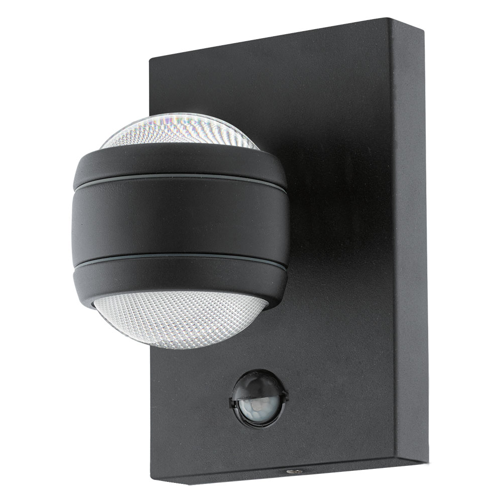 Aplica Exterior SESIMBA 1, 96021, LED-MODUL, 2X3,7W, Otel zincat / Negru, L 130, H 195, A 140 (W380, SESIMBA 1, LED-MODUL, 2X3,7W)