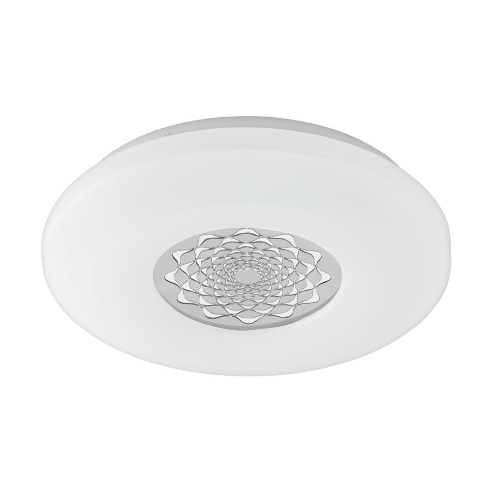 Plafoniera Capasso 1, 96025, Alb-Crom, LED 18W, 2100lm (W180, CAPASSO 1, LED, 18W)