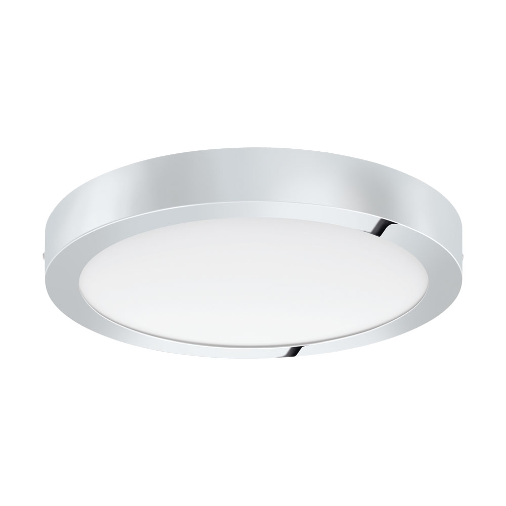 Plafoniera montata la suprafata FUEVA 1, 96246, LED, 22W, H 40, Ø 300, 2200 Lumeni, 3000 K (Calda), Metal turnat /  Crom (W180, FUEVA 1, LED, 22W)