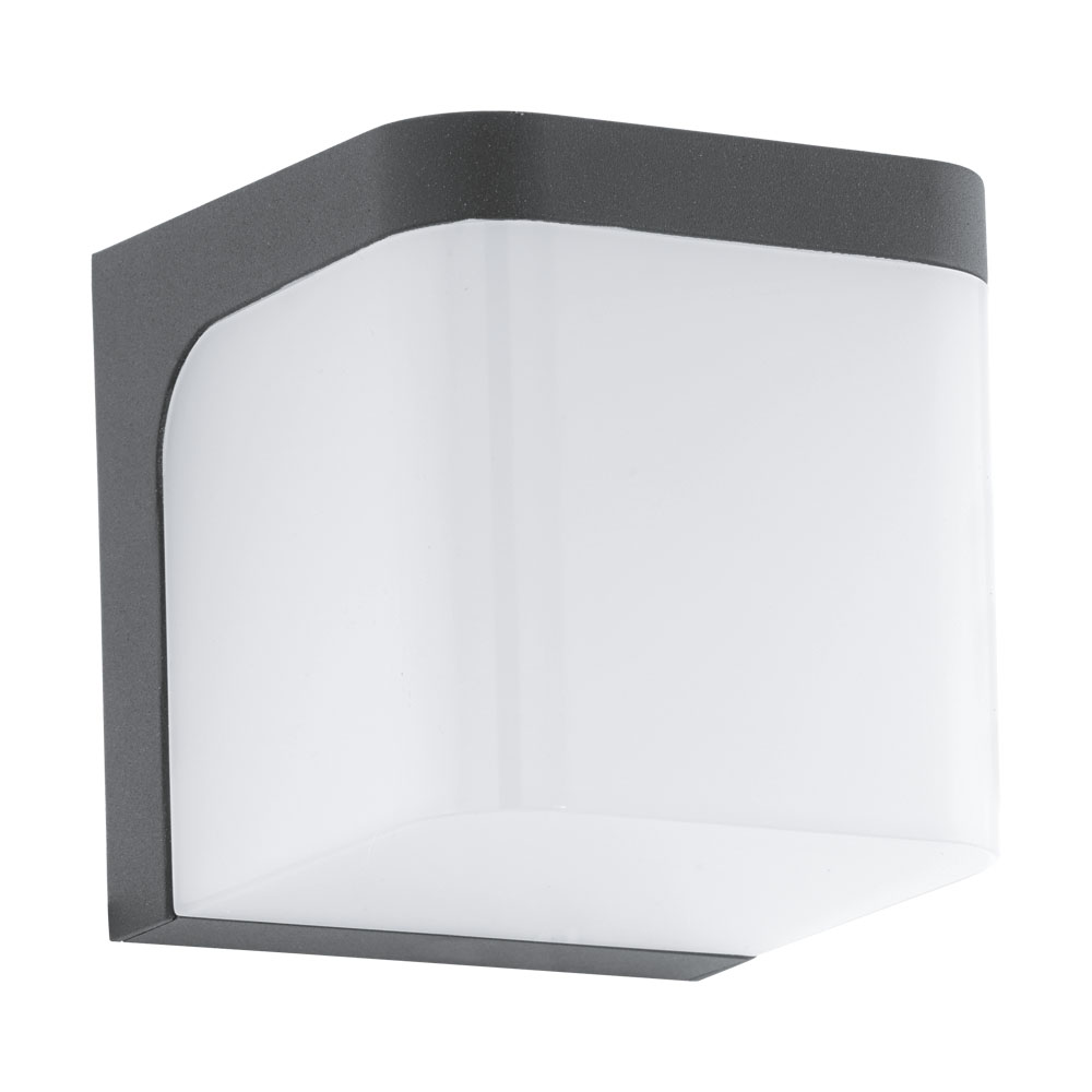 Aplica Exterior JORBA, 96256, LED, 6W, Aluminiu turnat / Antracit, L 110, H 110, A 110 (W380, JORBA, LED, 1X6W)