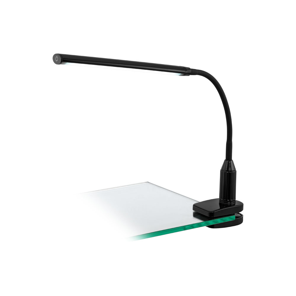 Veioza LED clips LAROA, 96437, negru, 4.5W, 550lm, 4000K (W300, LAROA, LED, 4,5W)