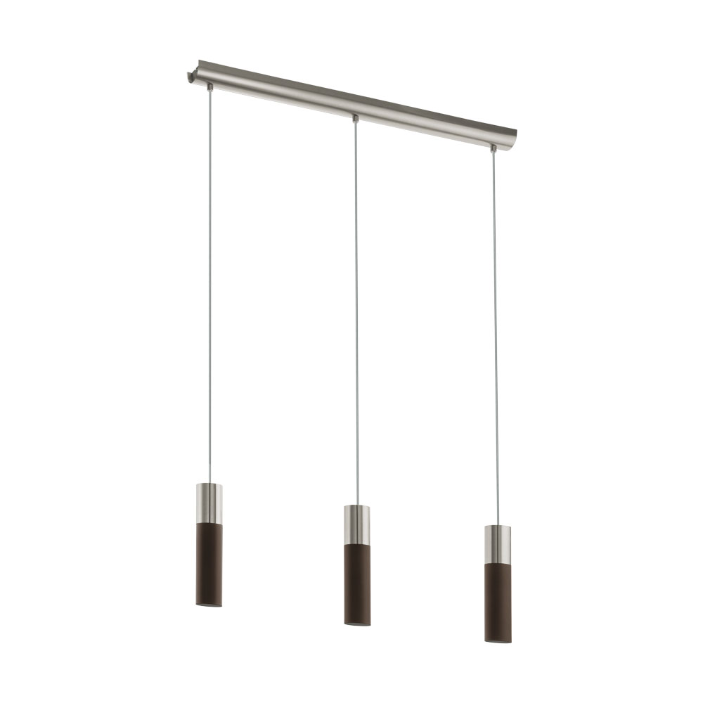 Pendul LED, Villora, 96882, GU10, Nichel Mat-Maro, 3x5W, 3x400lm (W120, VILLORA, GU10-LED, 3X5W)