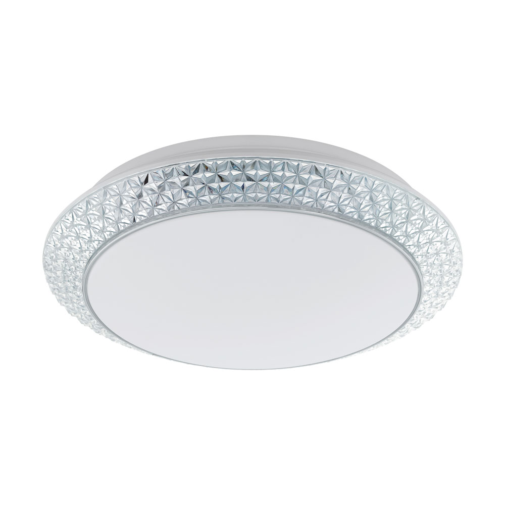 Plafoniera Porecta, 97037, Alb-Transparent, LED 21W, 2300lm (W180, PORECTA, LED, 18W)