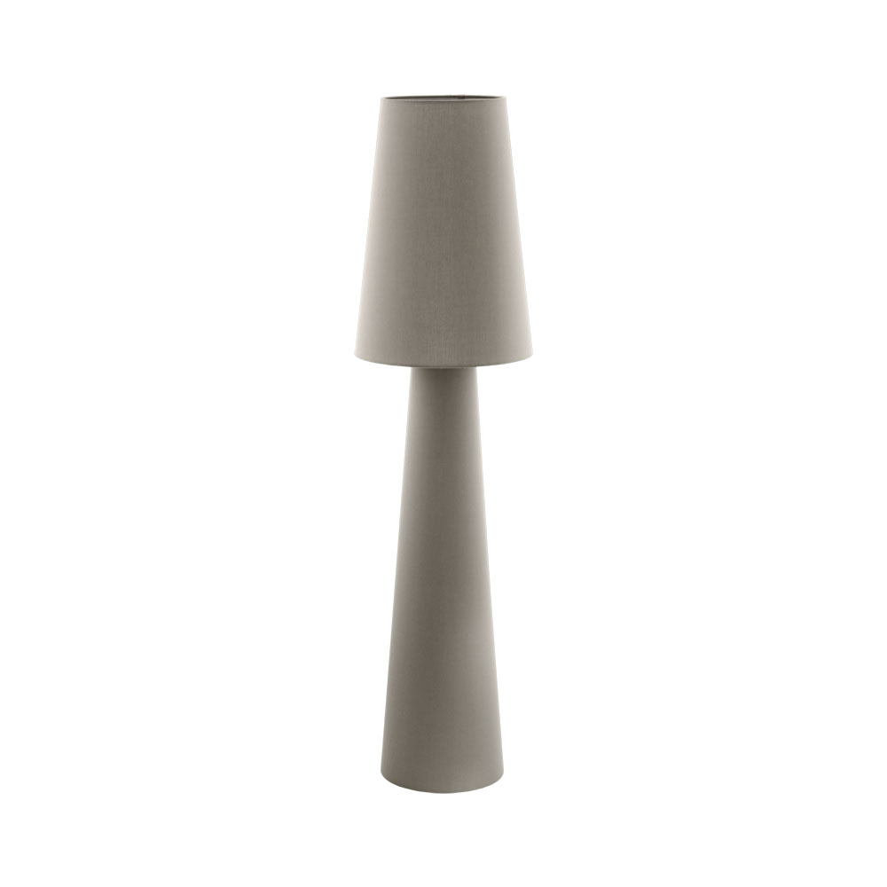 Lampadar EGLO Carpara, 97141, 2xE27, H-1430, Taupe (W130, CARPARA, E27, 2X60W)